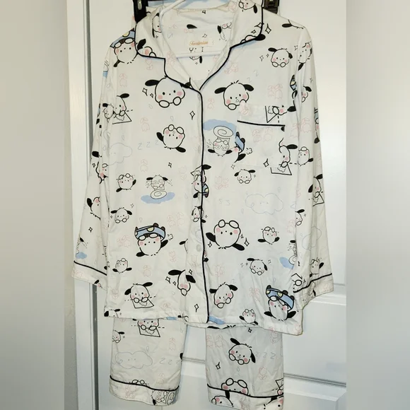 ❌️ [SOLD] Sanrio Kawaii Pochacco Pajama PJ Set Small - Picture 3 of 10
